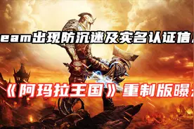 Steam出现防沉迷及实名认证信息|《阿玛拉王国》重制版曝光