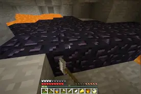 我的世界  雨中取黑曜石去装岩浆