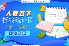 人教版五年级数学下册第七单元 第一课时 折线统计图视频封面