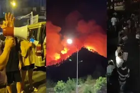 重庆巴南山火市民捐献物资凌晨接力搬运：都是自发的，很齐心视频封面