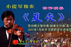 小提琴独奏《夏夜》薛伟演奏/范玮卿筝伴奏/扬善乐作曲/莫凡改编视频封面