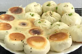 水煎包，从和面到调馅，详细讲解，个个薄皮大馅多汁，不塌不回缩