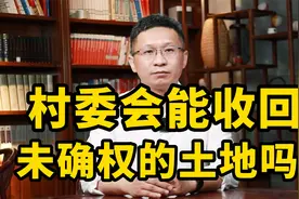 未确权土地居然能被村委会强行收回？但必须有这一过程视频封面