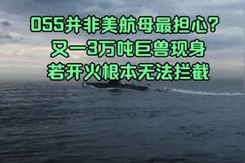 055并非美航母最担心？又一3万吨巨兽现身，若开火根本无法拦截视频封面