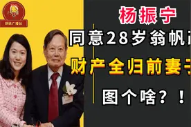 杨振宁爷孙恋现状如何？同意28岁翁帆改嫁，但财产全归前妻子女视频封面
