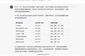 ChatGPT分析中国进口欧美医疗设备种类及数据