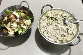 农村小伙做一道恩施农家菜“酸合渣”，好吃又下饭，奶奶吃了3婉