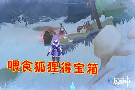 原神10：雪山投喂狐狸5天获得宝箱，路过多次才发现有个盘子！视频封面