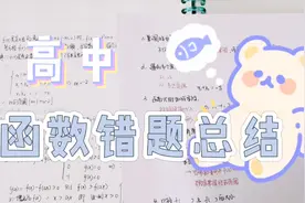 【函数】高中高一函数错题总结/题型总结/技巧分享视频封面