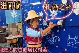 探访大理最大白族村落，扎染之乡周城，家家户户做扎染，民风淳朴视频封面