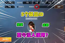 游戏中5个极品ID，竟然没人使用？真相竟然和人机有关？视频封面