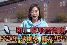 可上牌不要驾照！这2款电动车，续航100km，能无线充电，3000元起视频封面