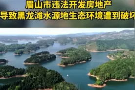 眉山市违法开发房地产导致黑龙滩水源地生态环境遭到破坏视频封面