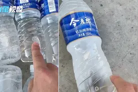吉林老铁家中矿泉水太神奇，户外保存不结冰，拍一下直接冻住