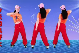 广场舞《今天的风好大》背面加正面跳 学跳舞正反面演示好学好看