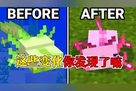 我的世界：MC中悄悄改变的小细节，破碎玻璃可以重启末地之门！