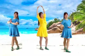 广场舞《微信爱》好看漂亮，欢快可爱