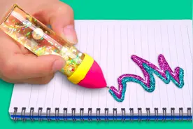 DIY创意文具，圆珠笔简单改造一下，既实用又好看，实在太美了