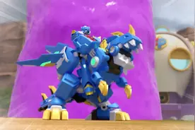 迷你特工队赛米舍身护友！弗特浴火重生，进化成雷霆飞龙骑士