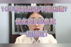 为什么10年股龄却走不出困境？优化的RSI参数，一招搞定！视频封面