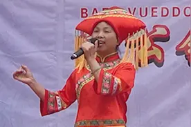 蒙公镇灵龟山三月三壮话山歌对唱，周青云对韦丽视频封面