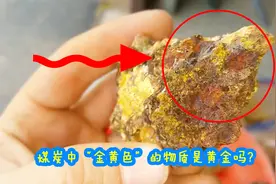 煤炭中“金黄色”的物质是什么，难道是黄金？视频封面