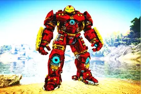 「虾米」方舟生存进化：失落之城EP6，超帅反浩克装甲和小飞龙！