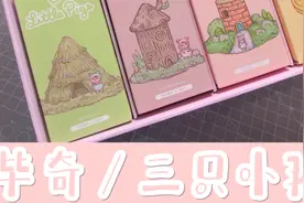 花式拆盲盒盲袋，泡泡玛特新年毕奇三只小猪限定，也太可爱了吧视频封面