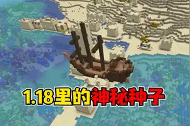 我的世界：6个不可思议的神秘种子，村子旁边竟然有搜大船