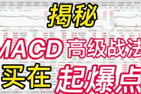 最强MACD抄底战法，看破主力真伪金叉诡计，买在暴涨前！视频封面