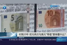 见证历史！1欧元=1美元！20年来第一次，意味着什么？视频封面