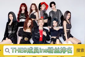 THE9女团ins粉丝排名，喻言垫底，刘雨昕第二，虞书欣实力登顶视频封面