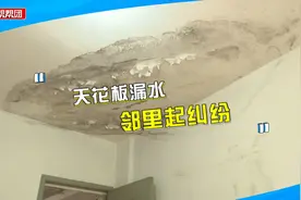 天花板多处发霉起皮，业主怀疑楼上漏水所致，邻居：家里没漏水视频封面
