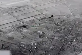 伊朗轰炸美军基地画面解密！导弹如流星般落下 基地陷入一片火海