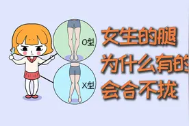 女生的腿，为什么有的会合不拢？视频封面