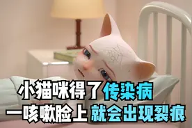 感人短片《三只小猫》：小猫咪得了传染病，一咳嗽就会出现裂痕视频封面