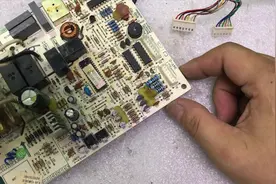 继续修格力定频空调内机，显示屏（数码管）显示不全