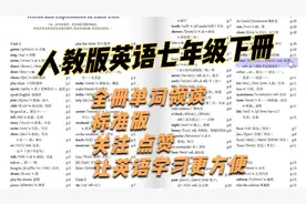 人教版英语七年级下册 单词汇总跟读.mp4