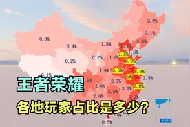 王者荣耀各地玩家占比，哪个让你意外？视频封面