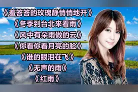 孟庭苇经典歌曲《羞答答的玫瑰静悄悄地开》《冬季到台北来看雨》视频封面