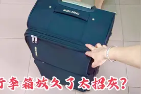 行李箱容易脏？找件T恤，领口上面做个盖，再放3年都和新的一样！视频封面