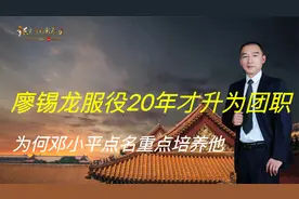 廖锡龙服役20年才升为团职，为何邓小平、方毅点名重点培养他视频封面