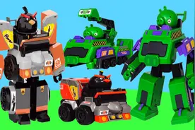 愤怒的小鸟变形弹射车玩具，可由机器人变形成弹射车，趣味又好玩视频封面