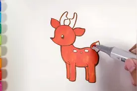 儿歌多多动物简笔画 鹿 学画丛林精灵可爱小鹿视频封面