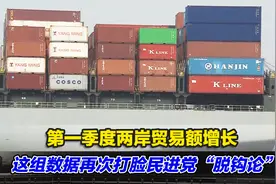 第一季度两岸贸易额增长，这组数据再次打脸民进党“脱钩论”视频封面