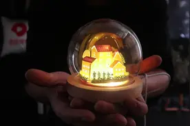 试玩吃鸡场景的立体光影纸雕灯，制作起来很简单，成品也是好看的视频封面