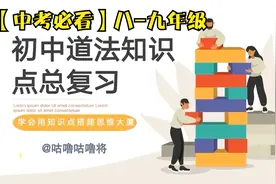 【中考必看】带你过关初中道德与法治知识点（八-九年级）视频封面