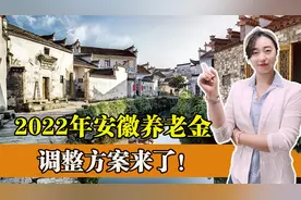 安徽2022年养老金调整方案发布，两升一降，看看你能涨多少钱？视频封面