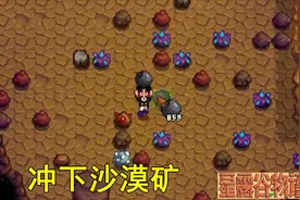 星露谷物语日常向第六十二期，买十组石头冲下沙漠矿视频封面