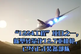“1224工程项目之一，新型轻量化12.7重机枪，已经正式装备部队视频封面